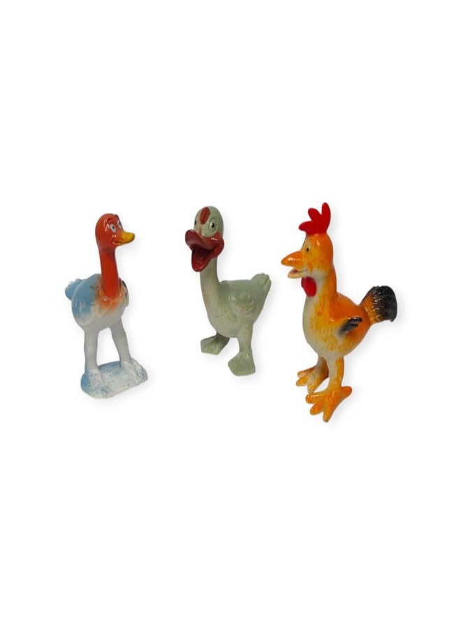 DIMAZO Small Kids Sea & Wild Animal Toys Sets for Fun, Educational, Spark Imagination and Learning (Multi Choice Sets) (Animal & Bird) 12pcs - Image 3